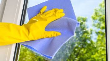 window and surface cleaning and disinfecting for commercial offices restaurants and high-end residential