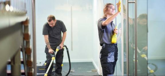 retail and commercial office cleaning including disinfecting services floor services
